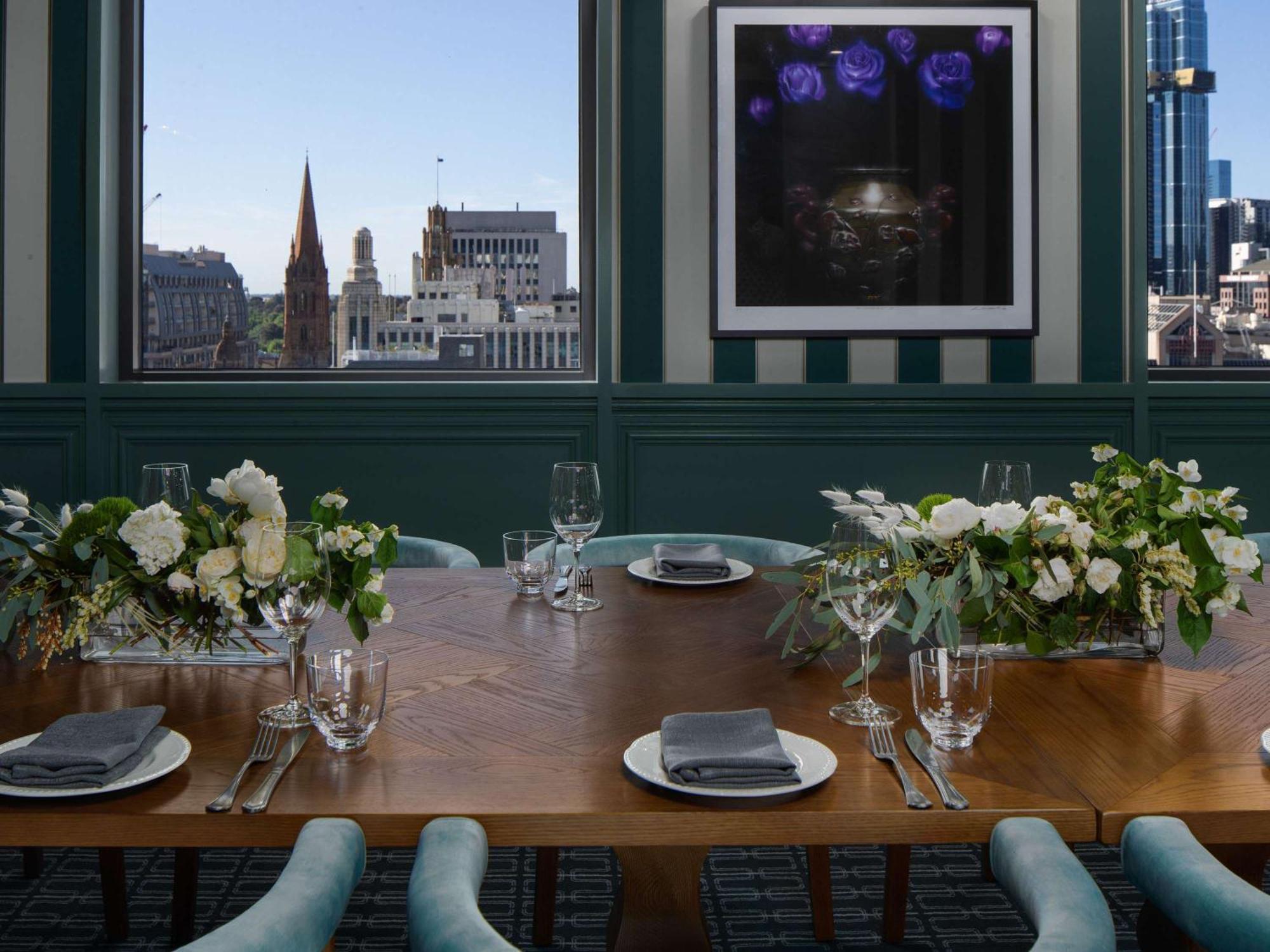 Pullman Melbourne City Centre Zewnętrze zdjęcie The Club's private dining room