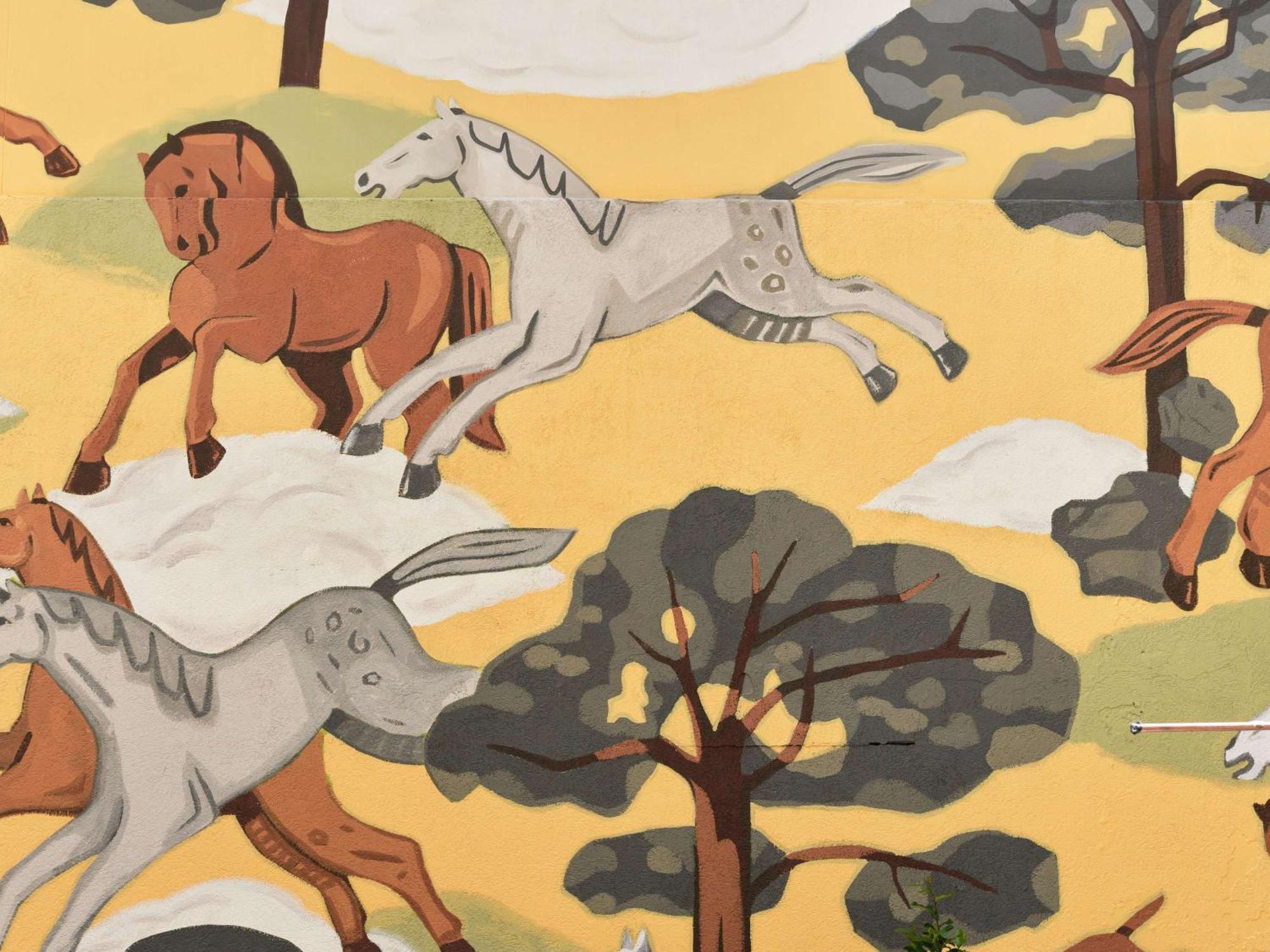 Pullman Melbourne City Centre Zewnętrze zdjęcie Detail of the mural